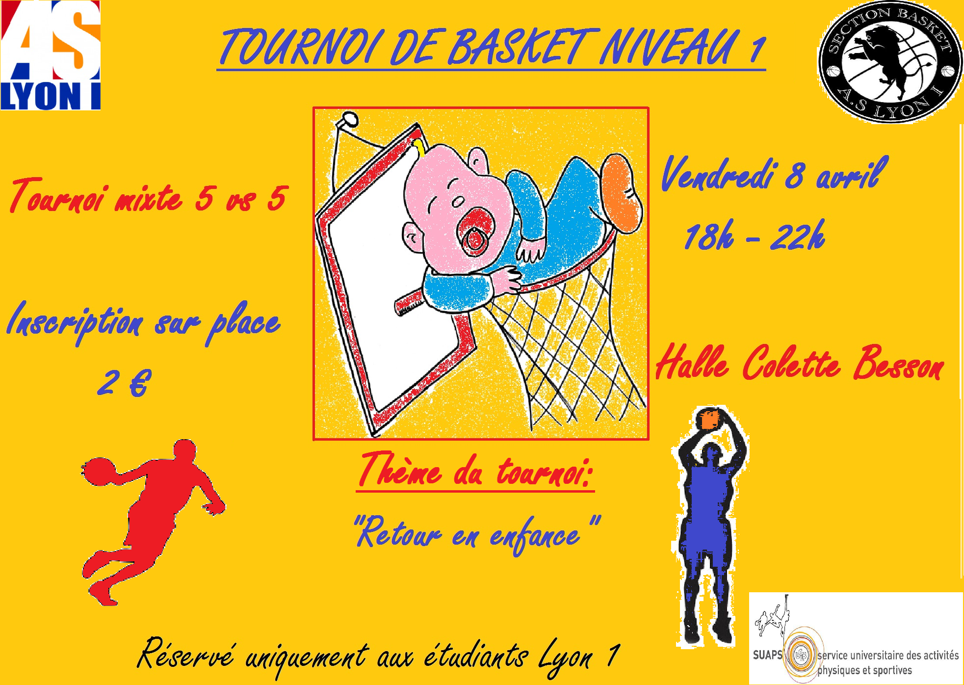 Tournoi de Basket Niveau 1