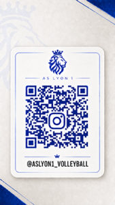 QR Code de l'AS Lyon 1 volley